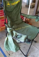 John Deere Folding Chair. In Three Car Garage