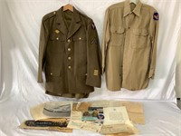 WWII Army Air Forces FULL Uniform & papers