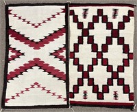 2 Navajo rugs.