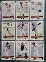 30 SF Giants Grandstand Cards '03 Baseball Cards