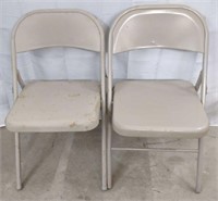 Metal Folding Chair [x2]