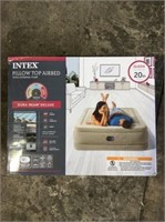 Intex pillow top air bed queen size