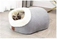 Cat Bed for Indoor Cats  Ultra Soft Plush