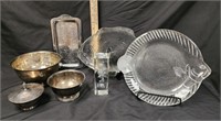 Plated Silver Bowls, Fish Glass Dishes, Lazer