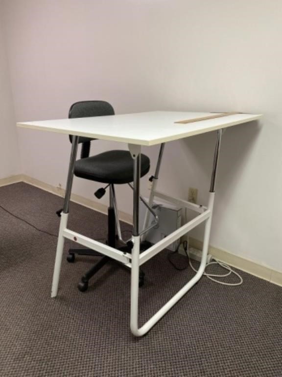 Drafting Table with Stool