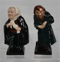 2 pcs Royal Doulton  Miniature Dickens Series