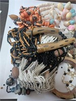 Lot of Vtg. Necklaces and More- One Needs Repair