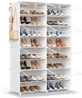 Shoe Rack Organizer, 32 Pair Shoe Storage Cabinet