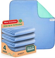 IMPROVIA Washable Underpads  34 x 36 (Pack of 4)