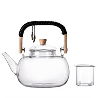 Glass Teapot,Stovetop & electric stove Safe kettle