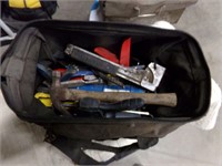 carpentry tools and bag
