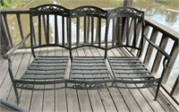 Outdoor Metal Settee