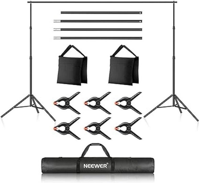 NEEWER Backdrop Stand 10ft x 7ft, Adjustable Photo