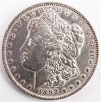 Coin 1892  Morgan Silver Dollar XF *.