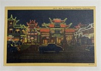 1946 Vintage Stamped PPC Postcard New Chinatown!