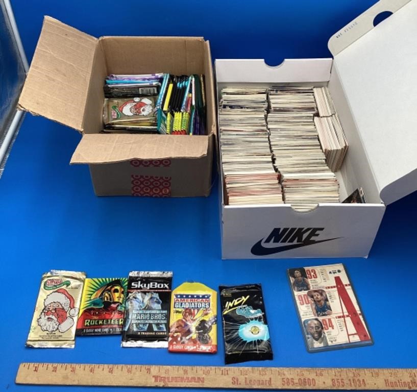 2 Boxes Of Basketball & Movie Trading Cards