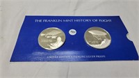 2 1oz sterling silver proof coins