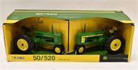 1/16 Ertl John Deere 50 & 520 Tractor Set