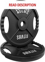 Signature Fitness 45LB Cast Iron Plate Pair