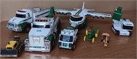 Box Of Toy Rigs & Hess Cargo Plane