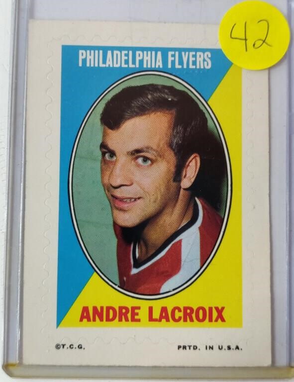 1970-71 Topps Andre Lacroix Card