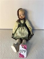 1948 Polish Doll with Celluliod Mask Face