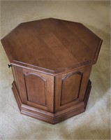 Maple Octagon Table with storage