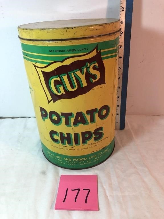 Guy's Potato Chip tin