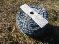 1 roll 2 strand barbed 1/4 mile full roll of wire