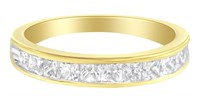 18k Gold Princess-cut 1.00ct Diamond Eternity Band