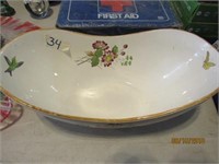 T & R Boote England Floral Bowl