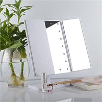 LED Vanity Mirror  Dimmable Lights (WHITE)
