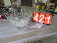 PUNCH BOWL WITH LADDLE- NO CUPS