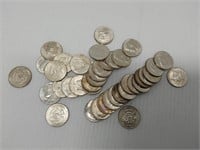 (40) silver clad JFK half dollars