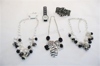 Costume Jewellery Necklaces, Bracelet, Watch