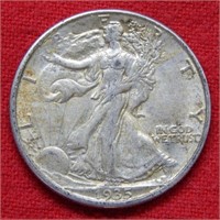 1935 D Walking Liberty Silver Half Dollar