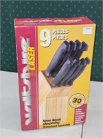 NEW WILTSHIRE LASER 9 PIECE KNIFE SET