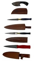 Damascus Steel Boot Knives & Skinner Knife