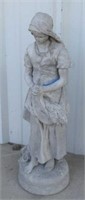 Decorative Concrete Girl Statue