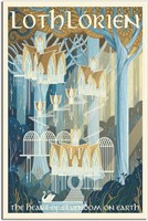 Lothlorien The Lord of The Ring Canvas Poster Unfr