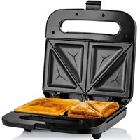 2-Slice Sandwich Maker  Non Stick Grill  Black