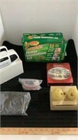 Home insulation kit, mini transistor radio,