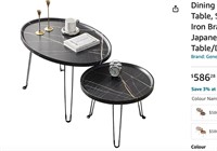 Dining Table 2PCS Combo Sofa Side Table,