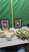 Texas and sunflower home decor