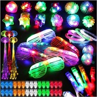 78PCs LED Light Up Toy Party Favors/Supplies Bulk