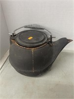 Vintage cast iron kettle