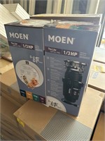 2- MOEN 1/3hp GXP33C PRO DISPOSAL'S