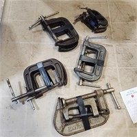 Various sized Clamps