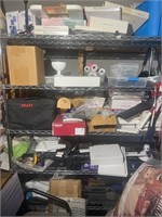 Rolling storage rack and contents