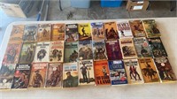 Box of mostly Louis L’Amour books
